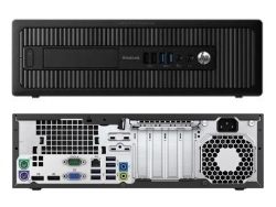 HP PC 800 G1 SFF i5-4XXX 8GB DDR3 256GB/240GB EMTEC SSD. DVD UBUNTU - Ricondizionato